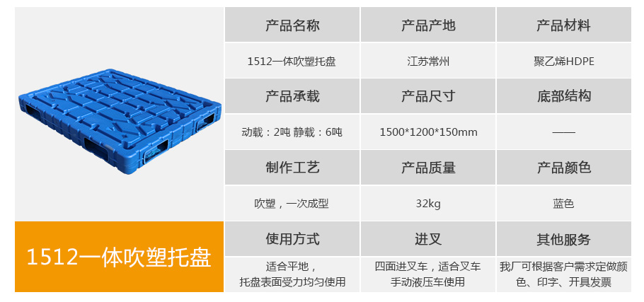 名贯彩票1512一体成型吹塑托盘