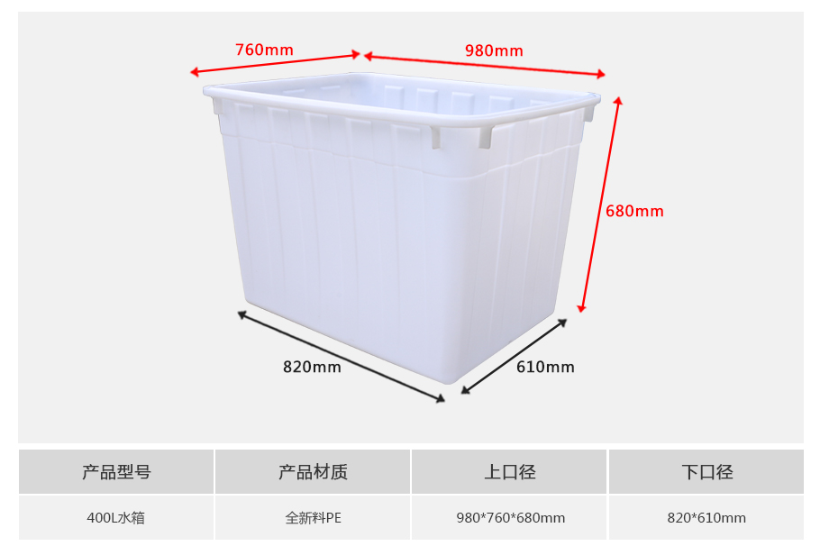 名贯彩票400L塑料水箱