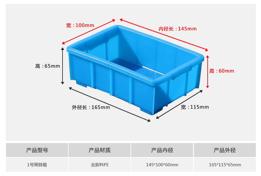 名贯彩票1号塑料周转箱